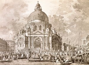 Ducal festligheter, Doge og Signoria av Venezia på årlige festen for Vår Frue av helse
