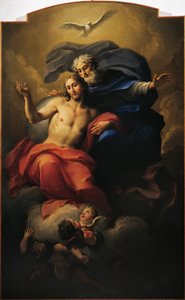 Glory of St Ignatius, av Antonio Balestra (1666-1740) (olje på lerret)
