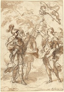 Venus som en jegerinne som vises for Aeneas og Achates av Antonio Balestra