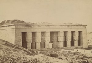 Dendera: Fa?ade av Antonio Beato