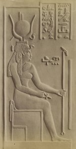 Isis, tempel i Dendera av Antonio Beato
