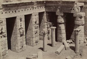 Medinet Habu: Koptisk kirke i sentrum av Ramses III-tempelet