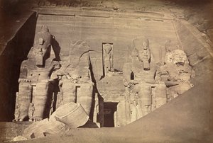 Ramses II-tempelet, Abu Simbel av Antonio Beato