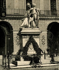 Monument til Francesca Capece (1769-1848), av Antonio Bortone (1844-1938), Maglie, Apulia, Italia av Antonio Bortone