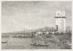 Utsikt: Tårnet i Malghera av Antonio Canaletto