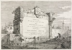 Visninger: Tittelside, 1735-1746. av Giovanni Antonio Canal