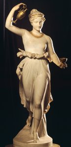 Hebe av Antonio Canova (1757-1822), marmorstatue av Antonio Canova