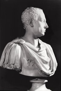 Portrettbyste av Frans I (1708-65), den hellige romerske keiseren (marmor)