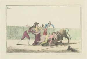 Plate V, fra serien Collection of the Main Actions in a Bullfight