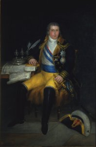 Portrett av Don Manuel Godoy av Antonio Carnicero