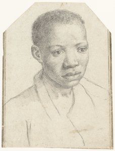 Portrett av en svart gutt av Antonio Carracci