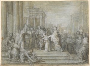 Presentasjonen av jomfruen i tempelet av Antonio Cavallucci