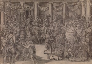 Scipio bankett, 1543. av Antonio Fantuzzi