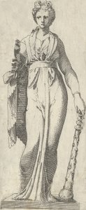 Melpomene, fra Mattei-sarkofagen, Roma, 1540-45.