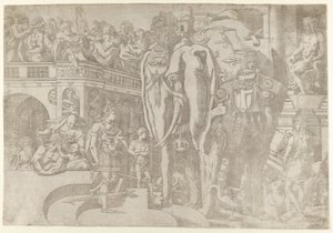 Kongelig elefant, 1542-45. av Antonio Fantuzzi