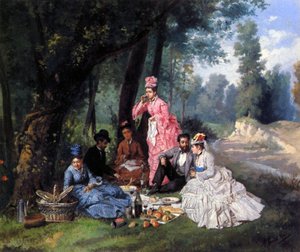 En sommerlunsj av Antonio Garcia Mencia