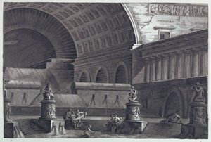 Scenedesign, romerske bad