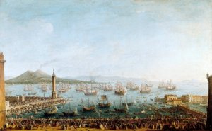 Charles av Bourbons avgang til Spania, sett fra havnen