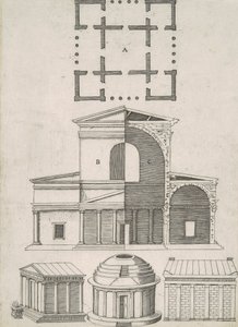 Gamle templer og rotunder (fem design)