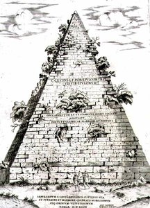 Pyramiden til Caius Cestius bygget ca. 12 f.Kr., Roma
