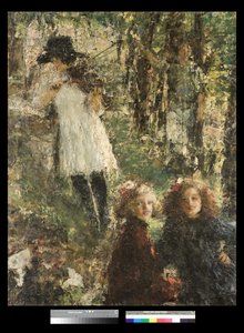 Refleksjoner, 1918-20 av Antonio Mancini