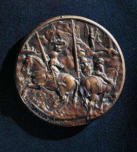 Medalje av Filippo Maria Visconti (1392-1447) av Antonio Pisanello