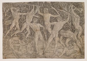 Battle of the Nudes av Antonio Pollaiuolo