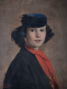Portrett av Nerina Badioli, ca 1866.