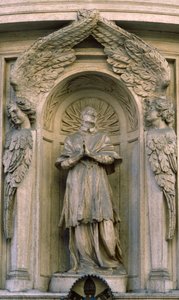 St Carlo Borromeo i bønn