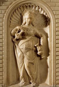 Begravelsesmonument til den salige Marcolino Amanni av Antonio Rossellino