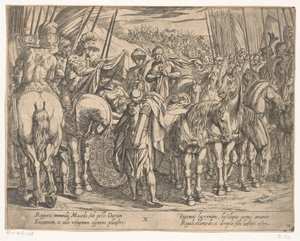 Alexander den store finner liket av Darius The Deeds of Alexander the Great (serietittel) Alexandri magni praecipvae res gestae (serietittel)