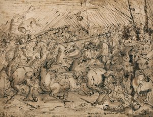 Kampscene av Antonio Tempesta