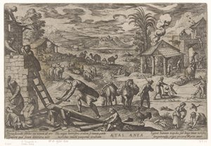 Bronsealderen Aetas aenea (tittel på objekt) Four Ages of the World (serietittel) av Antonio Tempesta
