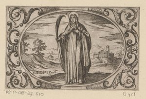 H. Asella Romeinse martelaressen (serietittel) Imagini di moltes vergini Rom i martyrium (serietittel) av Antonio Tempesta