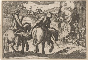 Hjortejakt Jaktscener (del 3) (serietittel) av Antonio Tempesta