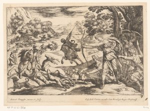 Hjortejakt Jaktscener (del 5) (serietittel) av Antonio Tempesta