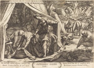 Judith og Holofernes av Antonio Tempesta