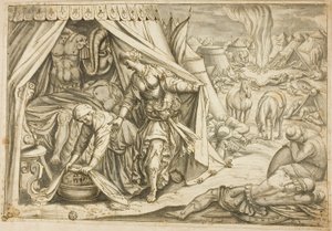 Judith og Holofernes av Antonio Tempesta