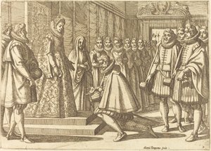 Filip av Spania før Margaret av Østerrike av Antonio Tempesta