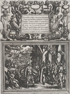 Plate 18: Illustrasjon til Canto XVIII, fra Torquato Tassos 