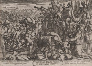 Plate 22: Josaphat takker Gud for hans seier, fra 