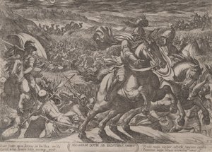 Plate 2: Abraham Liberating His Nephew Lot, fra 