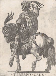 Plate 3: Keiser Tiberius til hest, fra 