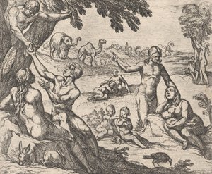 Plate 3: The Age of Gold Aetas aurea, fra Ovids 