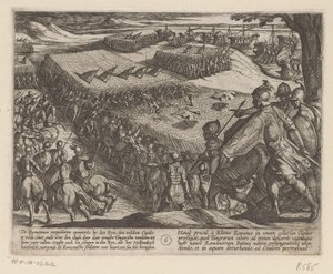 Romerne beseiret ved Rhinen De bataviske krigene mot romerne (serietittel) Batavorum cum Romanis Bellum (serietittel) av Antonio Tempesta