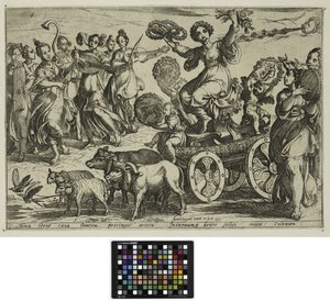 De fire årstidene: Våren, 1592 av Antonio Tempesta