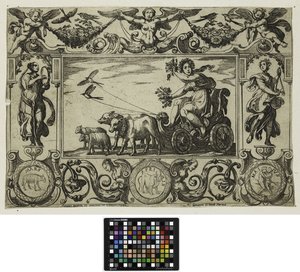 De fire årstidene: Våren, 1592 av Antonio Tempesta