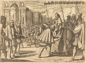 Triumfinntreden av Margaret av Østerrike av Antonio Tempesta