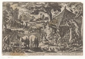 Silver Age Aetas argentea (tittel på objekt) Four Ages of the World (serietittel) av Antonio Tempesta