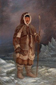 Eskimo mann, ca. 1893.